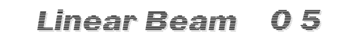 Linear Beam    0.5 font